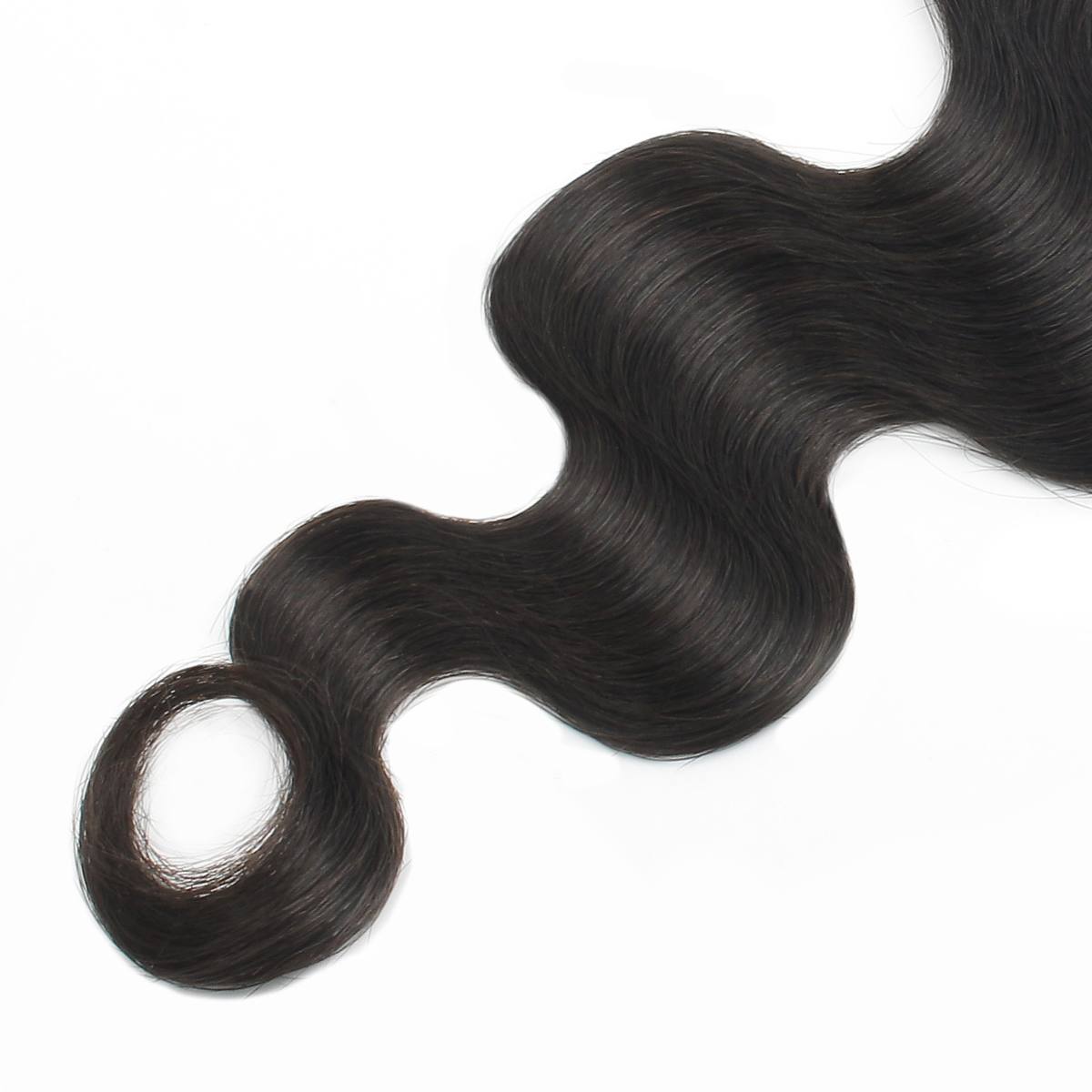 2x6 Transparent Body Wave Closure Ends