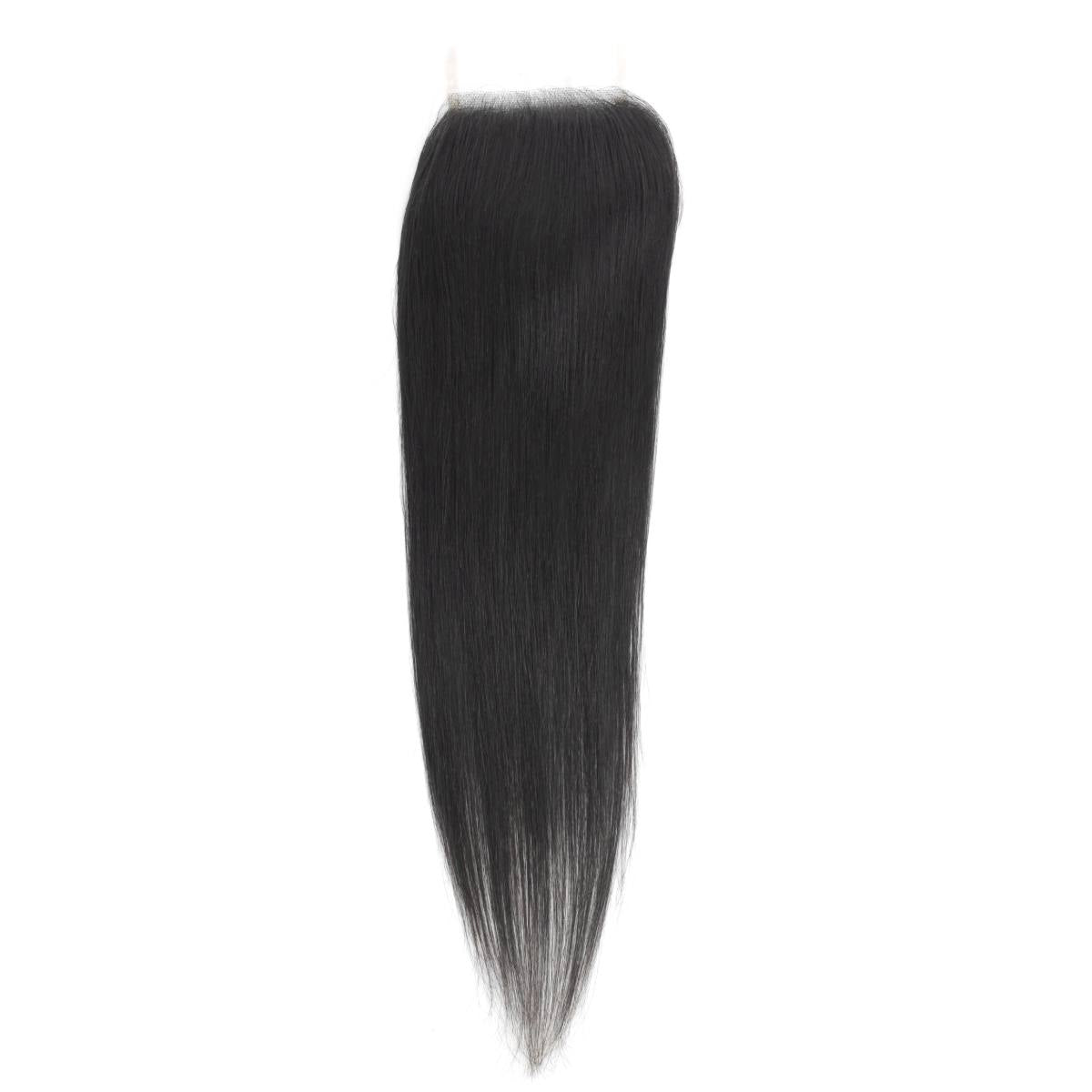 4x4 Transparent Raw Straight Closure