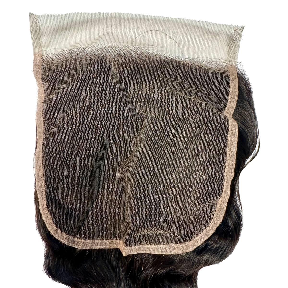 back of 6x6 hd loose wave closure