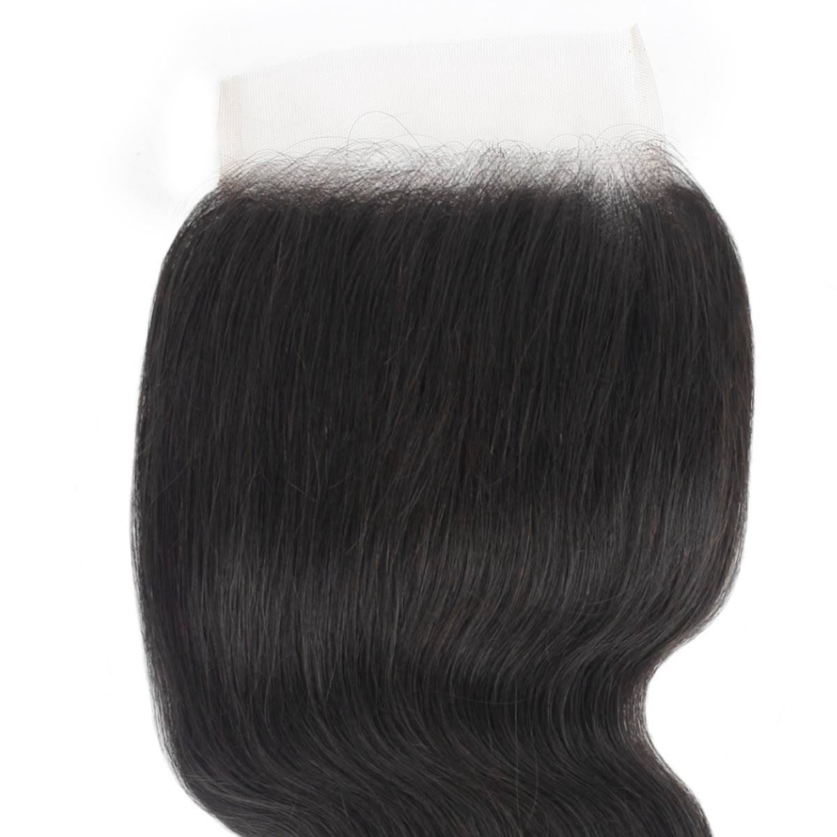Raw 5x5 Transparent Body Wave Closure