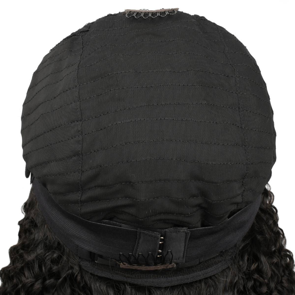 adjustable straps of jerry curl 2x6 hd closure wig
