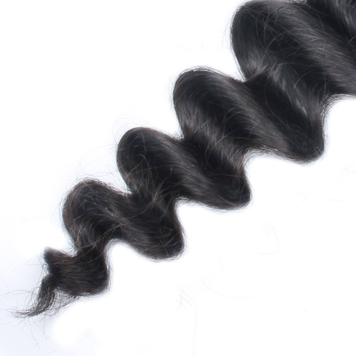 raw loose wave hair end texture