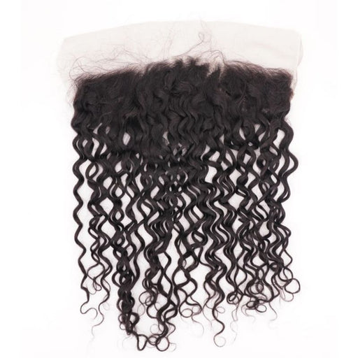 13"X4" Italian Curl Transparent Lace Frontal