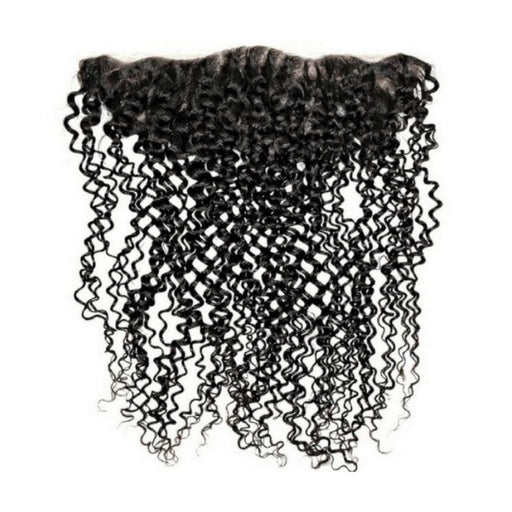 13"X4" Kinky Curly Transparent Lace Frontal