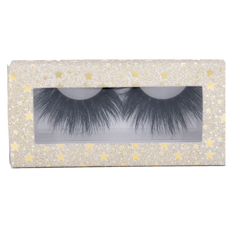 page Cream stars lash box