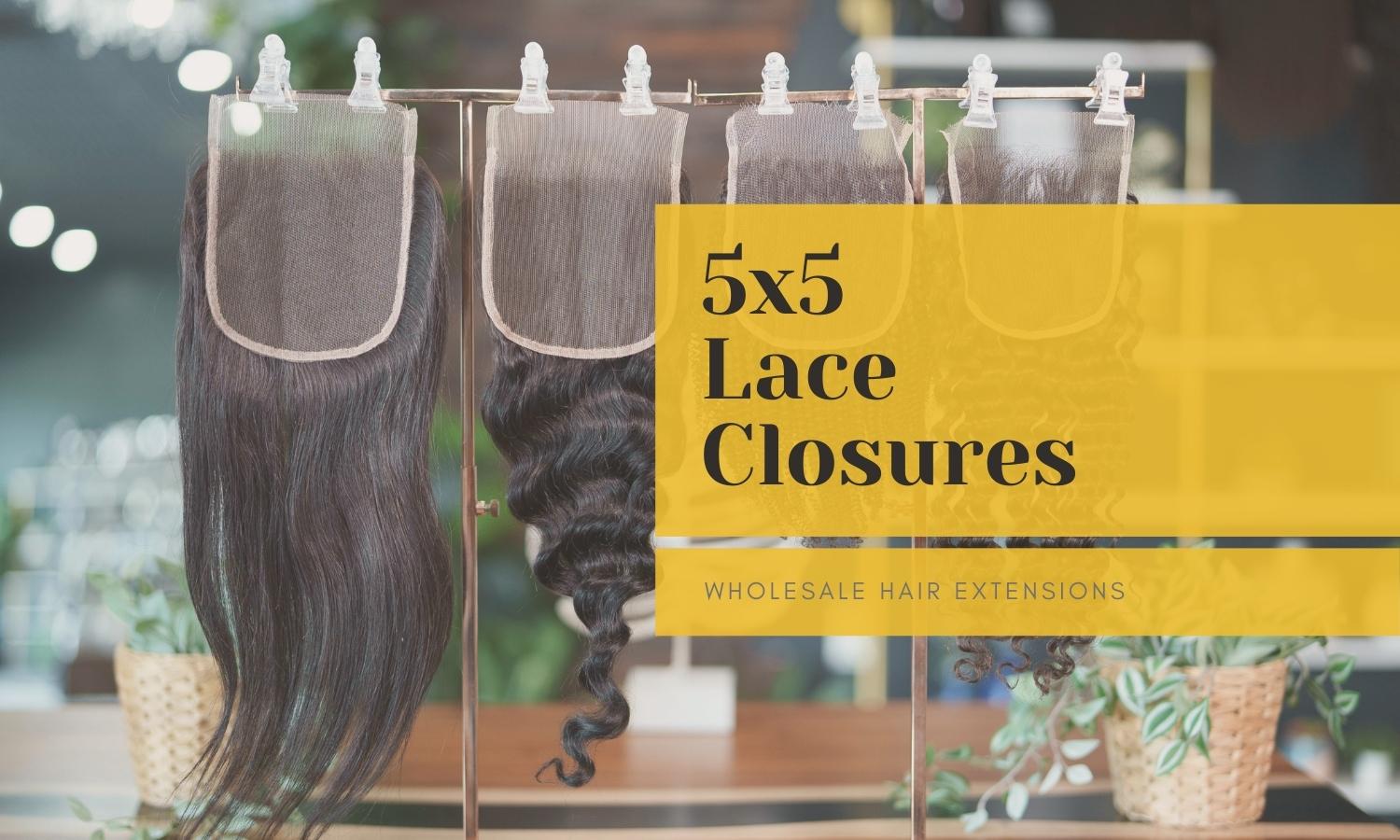 Stunning Lace Closure View Illustration Stunning Lace Closure View Illustration