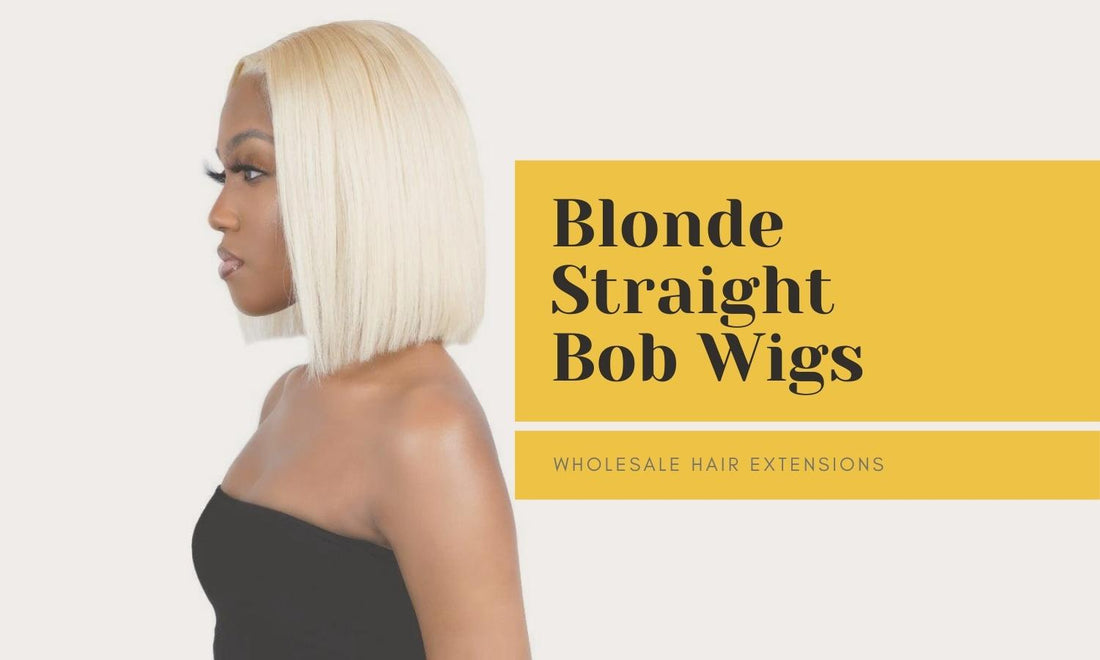 Blonde Straight Bob Wigs for Wholesale