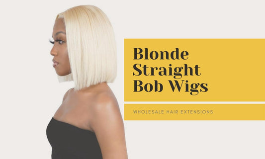 Blonde Straight Bob Wigs for Wholesale