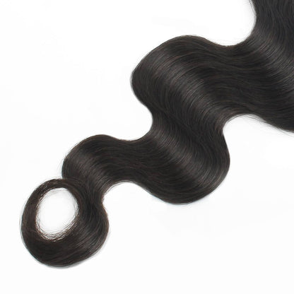 2x6 Transparent Body Wave Closure Ends