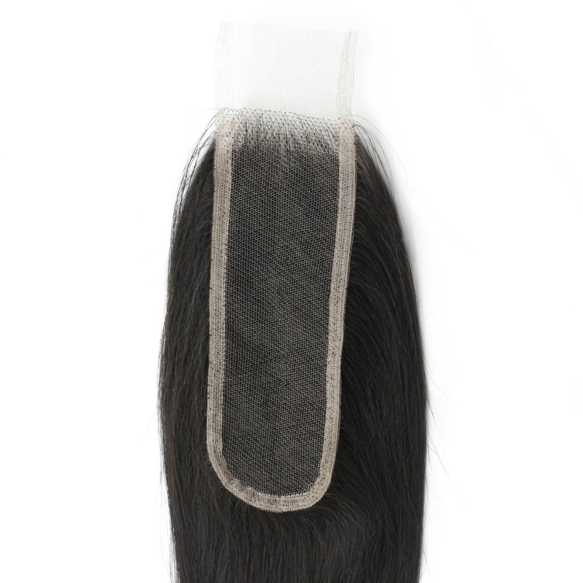 2x6 Transparent Straight Closure Back