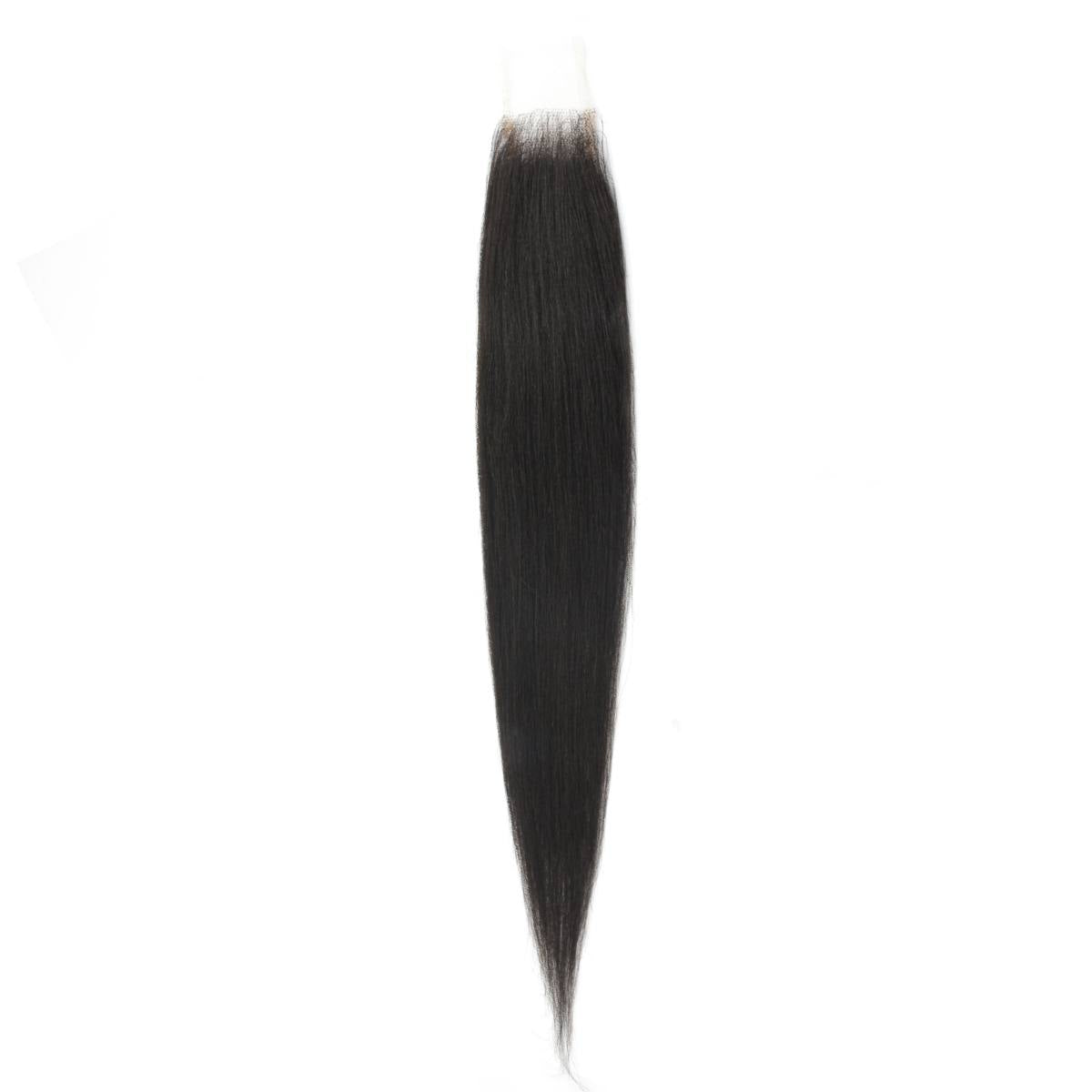 2x6 Transparent Yaki Straight Back Lace Closure