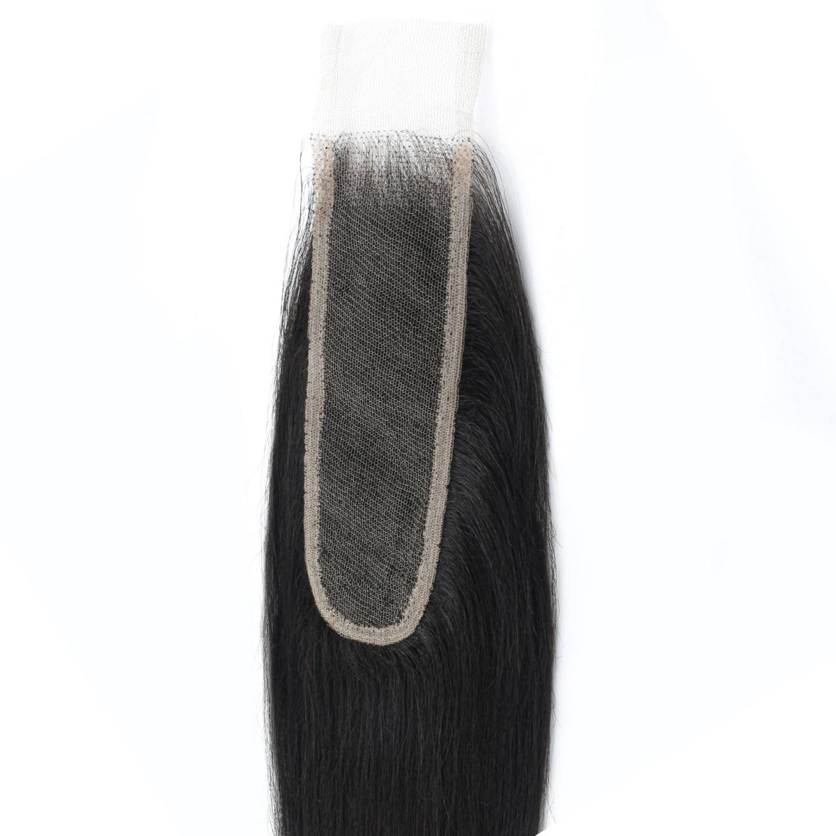 2x6 Transparent Yaki Straight Closure Back