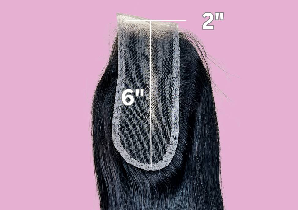 2x6 lace closure dimensions