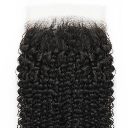 5x5 HD Jerry Curl Human Hair Closure
