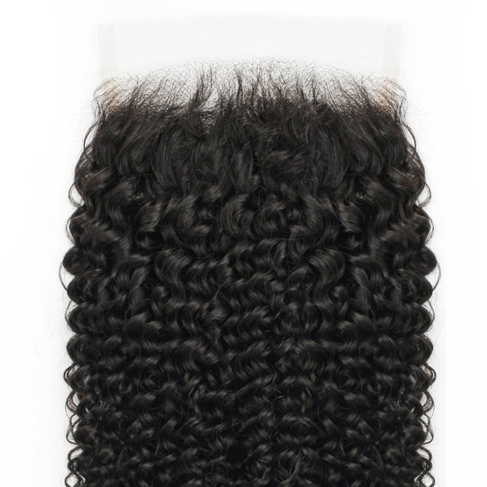 5x5 HD Jerry Curl Human Hair Closure