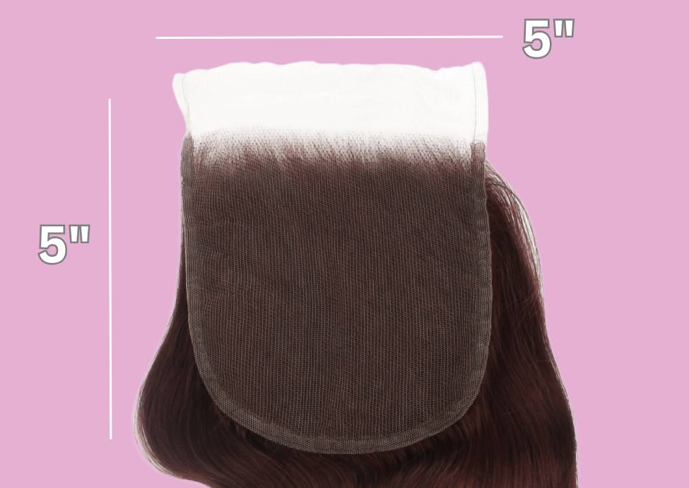 5x5 lace closure dimensions