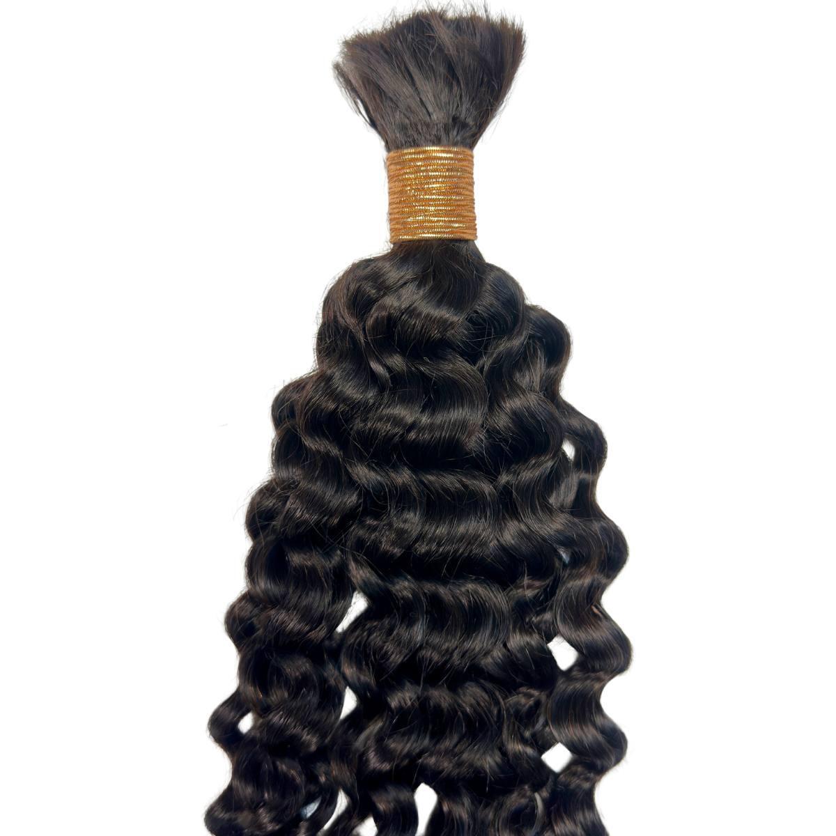 Raw Ocean Wave Human Bulk Hair Extensions