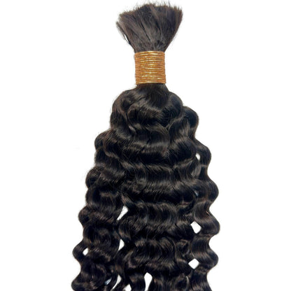 Raw Ocean Wave Human Bulk Hair Extensions