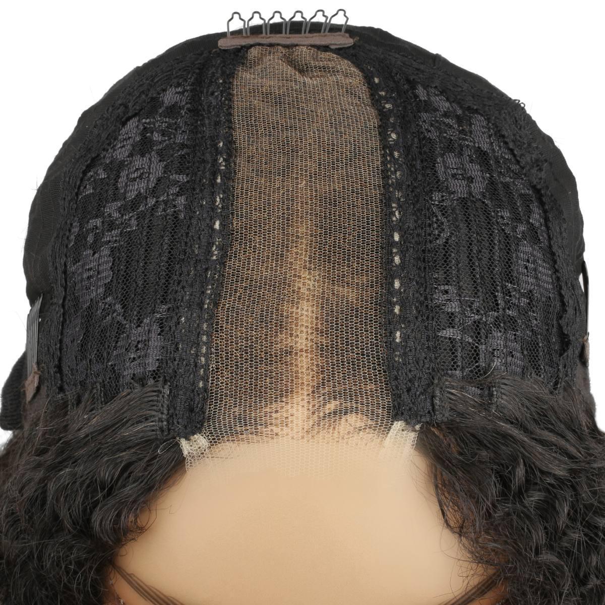 inside of afro kinky 2x6 hd closure wig