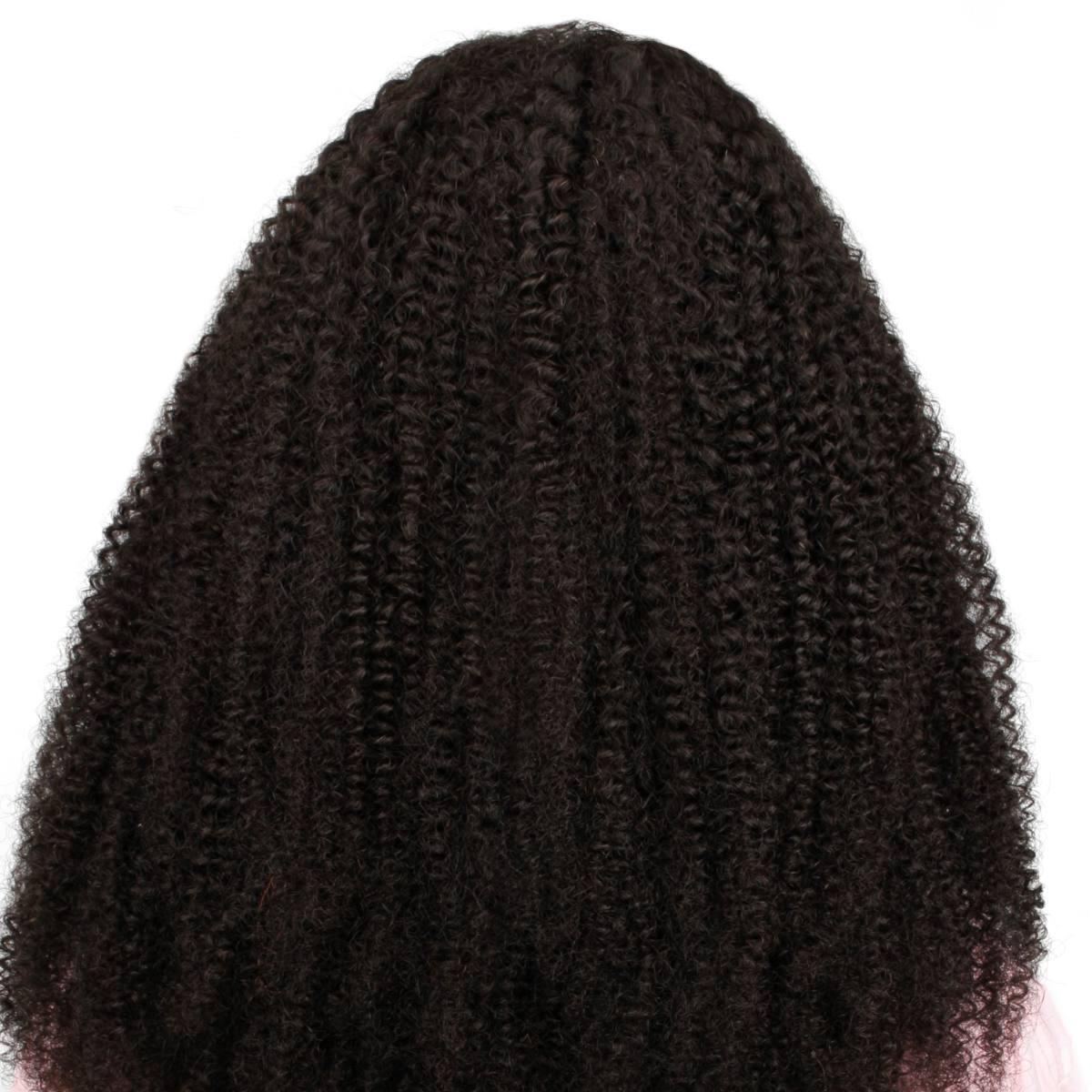 back of afro kinky 2x6 hd closure wig