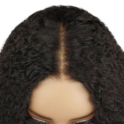 top lace of afro kinky 2x6 hd closure wig