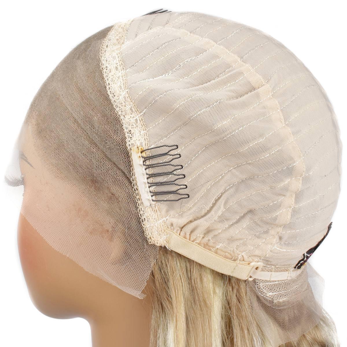 cap construction of Light Blonde Highlight BW front Lace