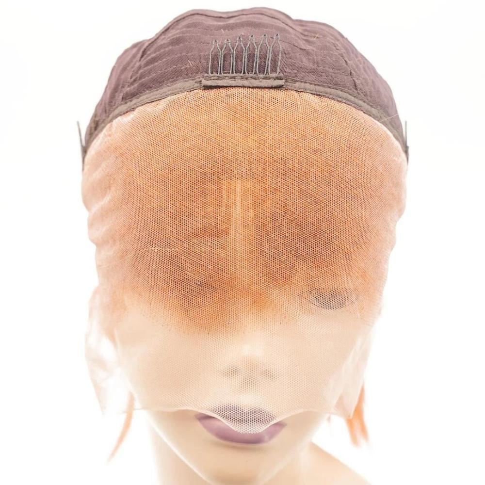 inside view of cinnamon bob wig