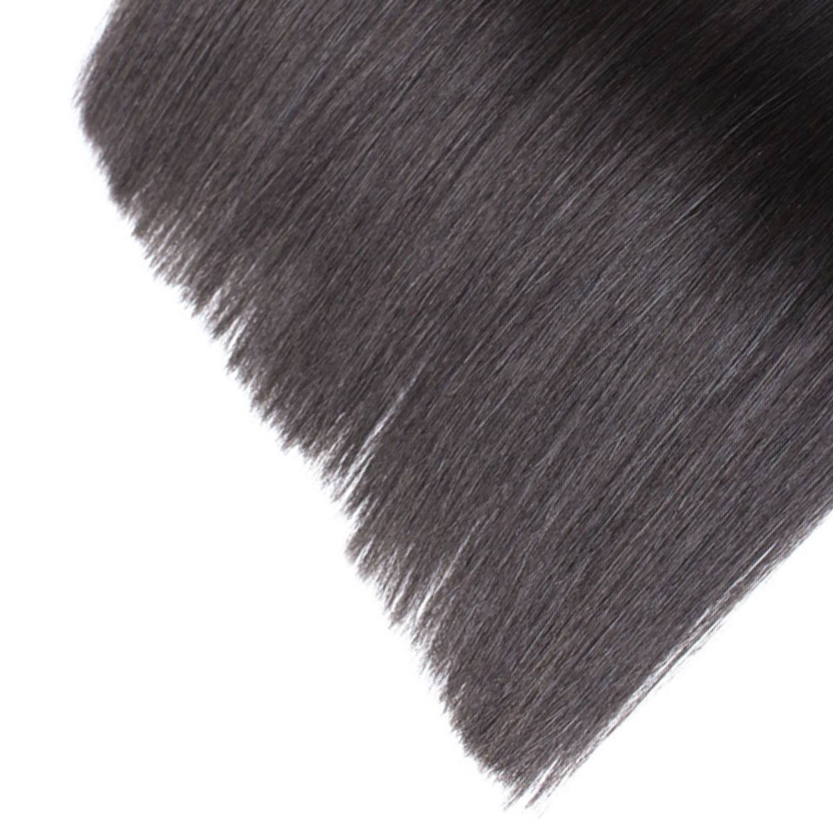 raw straight hair end texture