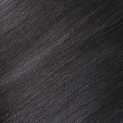 raw straight hair texture