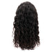 Beach Wave Transparent Closure Wig back