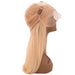 Blonde Straight Lace Front Wig Inside of cap