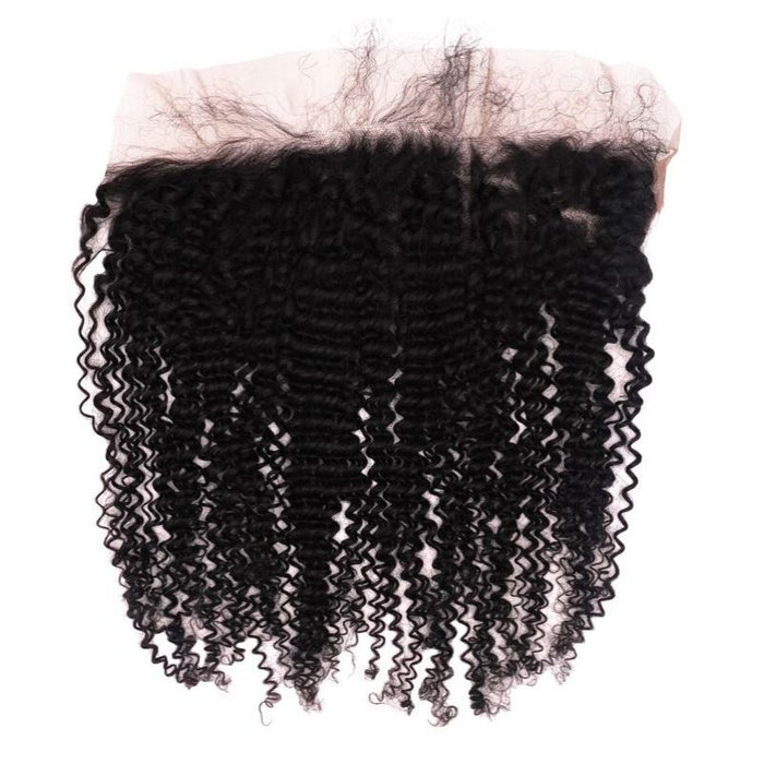 13"X4" Jerry Curly Transparent Lace Frontal
