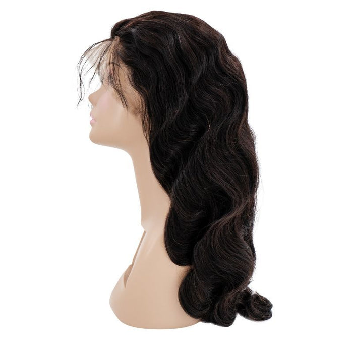 body wave full lace wig side 