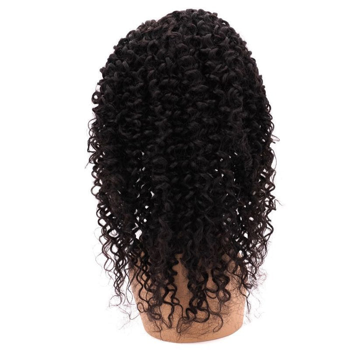 Back 13X4 Deep Curly Transparent Lace Fronts Wigs