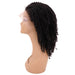 13X4 Extra Kinky Curly Transparent Lace Front Wigs Side