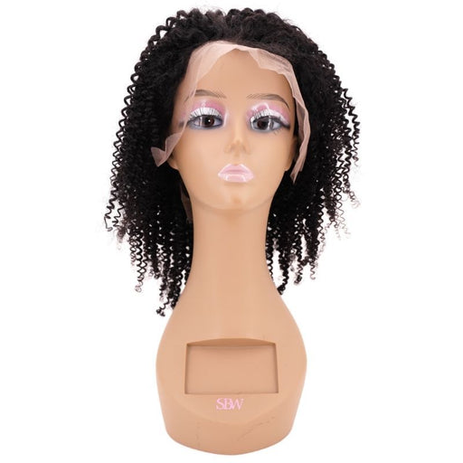 13"X4" Jerry Curl Transparent Lace Front Wig