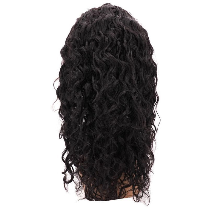 Messy Curl Transparent Lace Front Wig