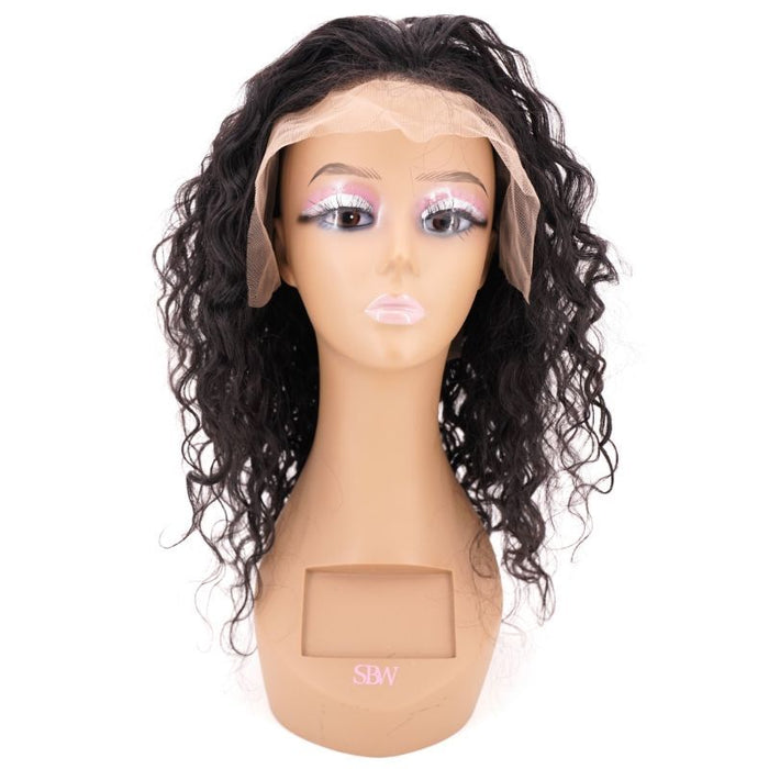 13X4 Messy Curl Transparent Lace Front Wig