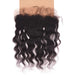 13"X4" Natural Wave Transparent Lace Frontal nude